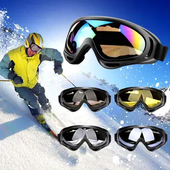 1Pc Zimski Veter Smučanje Očala zaščitna Očala za Športe na Prostem Očala Očala Smučarska Dustproof Moto Kolesarjenje Objektiv Okvir sončna Očala