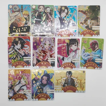 Anime Demon Slayer SP CP serijo Tsuyuri Kanao Hashibira Inosuke Iguro Obanai Kibutsuji Muzan zbirka kartica Zabava igrače