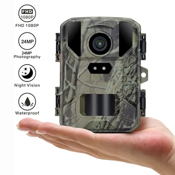 MINI800 Lovske Kamere 24MP 2K Pot Fotoaparat z Night Vision Gibanje Aktivira za 0,2 s Sprožijo Čas Divje živali Ogled samostojna lovska Kamera