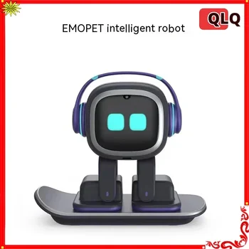 Emo Robot Inteligentni Ai Čustveno Komuniciranje Interaktivni Govora Namizje Otroke Spremljajo Elektronski Jjeza Igrača