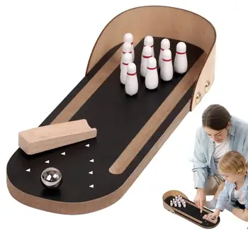 Mini Bowling Igra Namizni Arkadna Igra Bowling Igrača Namizni Desk Igrače Mini Namizje Bowling Nastavite Prenosni Bowling Igrače Za Otroke V Zaprtih Prostorih