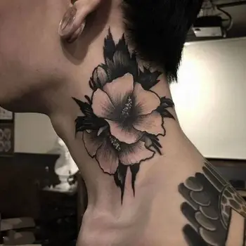 Vratu Tetovaže Nepremočljiva Začasni Tatu za Ženske Moški Ponaredek Tattoo Nalepke, ki Trajajo Roko Tottoo Rose Art Tatuajes Temporales