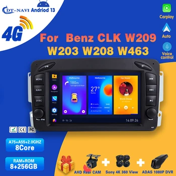 Android Radio Stereo Avto Multimedijski Predvajalnik Za Mercedes Benz W203 Vito W639 Vaneo CLK W209 W210 CarPlay Navigacijski DVD DSP 2DIN