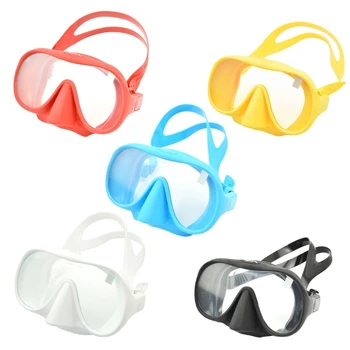 Odraslih Potapljaška Maska, Kaljeno Steklo Maska za Potapljanje Anti-Fog Plavati Masko, Očala z Nosu Kritje Za Potapljanje na Vdih Plavanje