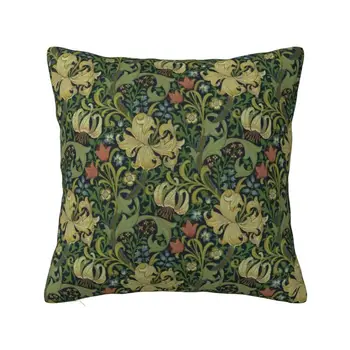 William Morris Podjetje Blazine Pokrov Cvetlični Tekstilni Vzorec Žamet Srčkan Blazino Primerih za Avto Kavč