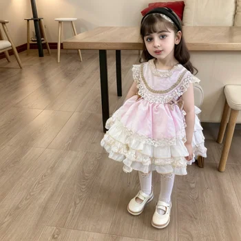 Lolita Obleko Malčka Princesa Dekle Poletne Obleke Otroci Baby Dekleta Rojstni Dan, Poročno Zabavo Eid Boutique Žogo Obleke Vestido