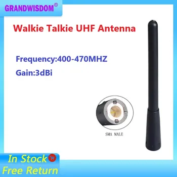 1P 2p UHF antena, SMA Moški Konektor antena za 400-470mhz walkie taIkie directional nepremočljiva brezžične antene