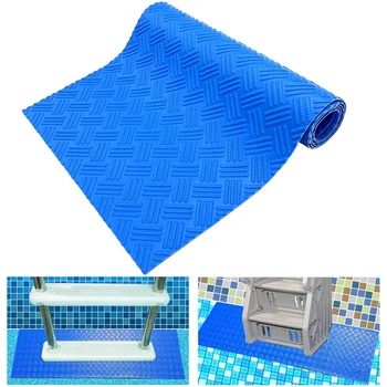 Modra Bazen Lestev Mat Non-Slip Teksturo Zaščitna Plavanje Anti-Slip Mat Mat Lestve