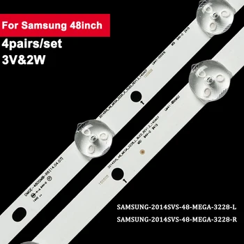 4 Parov/set 48inch LED Osvetlitvijo TV Trakovi za Samsung 48in 11LED SAMSUNG-2014SVS-48-MEGA-3228 HG48AC460KJ,UA48J50SWAC,UE48H5003