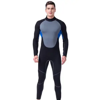 Mens mokra Obleka - 3mm Neoprena za Celotno Telo, Potapljaške obleke & Potop Kože za Scuba Potapljanje, Plavanje, Spearfishing & Vodni Športi