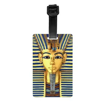 Faraon King Tut Zlato Lapis Tags Prtljage za Kovčke Smešno Egipt Egiptovski Prtljage Oznake Zasebnosti Kritje ID Nalepka