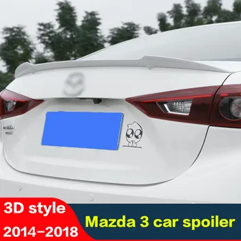 CEYUSOT Za Mazda 3 Opremo Spojler 2014-18 ABS Material Visoke Kakovosti Prtljažniku Avtomobila Barve Spojler Krilo Mazda3 Repne Plavuti 3D Styling