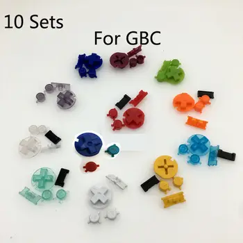10 Kompletov A B Gumbi D-pad tipke za Vklop / Izklop Celoten sklop Za Nintendo Game Boy Color, GBC
