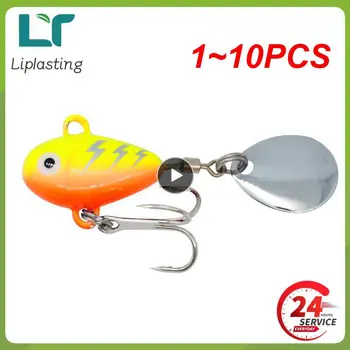 1~10PCS New Metal Mini VIB Z Žlico Fishing Lure 10g 2.1 cm Ribištvu Tackle Pin Crankbait Vibracije Kolesce Potopu Vabe