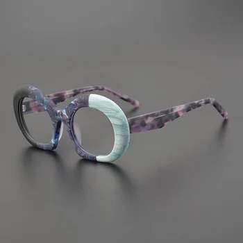 Cat Eye Glasses okvir za Moške in ženske motnega, teksturo zgosti acetat očal okvir kratkovidnost recept očala luksuzne blagovne znamke