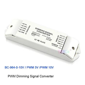12V-24V 4 KANALNI LED PWM Zatemnitev Signal Pretvornika CV/CC PWM signala v 0-10V analog signal/5V PWM/10V PWM signala Dimmer BC-964