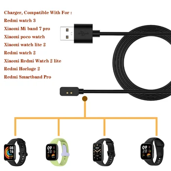 Za Xiaomi Mi band 7 Pro USB Podatkov in Dock Polnilec Za Redmi Watch 2/ 3 Lite / Horloge 2 / Smart band Pro