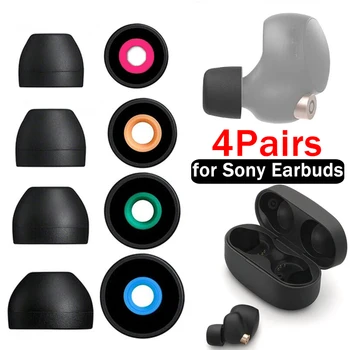 1-4 Parov(XS/S/M/L) Mehke Silikonske Blazinice za Ušesa Slušalke Eartips za Sony WF-1000XM4 WF-SP800N V uho Čepkov Kritje Dodatki