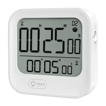 Digitalni Kuhinjski Timer Magnetni Countdown Timer za Kuhanje Ura z Magnetom Nazaj & Stojalo Glasen Alarm Velik Zaslon