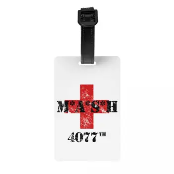 Vintage Mash 4077th Stiski Logotip Prtljage Oznako Potovalna Torba Kovček Zasebnosti Kritje ID Nalepka