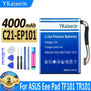 YKaiserin C21-EP101 Tablet Zamenjavo Baterije za ASUS Eee Pad Transformer TR101 TF101 C21EP101 4000 mah z Orodji, ki so Adhesiv