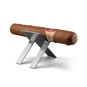 2023 Novi Mini Zložljiv Cigar Stojalo Nastavljivo Iz Nerjavečega Jekla Cigar Imetnik Pepelnik Zaslon Stojalo Kajenje Dodatki