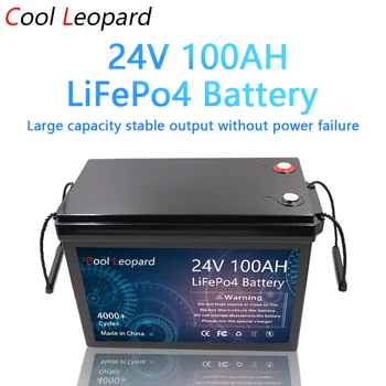 Novo 24V 100Ah LiFePo4 Baterije za RV Zamenjava Najbolj Backup Moč Energije Doma, Shranjevanje Litij-Železo Fosfat Baterije