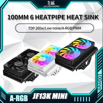 JiuShrak JF13K mini CPU Hladilnik Potisnite Navzdol AMD 100mm placa de video Fan ARGB13 Generacije 1700 AM4 AM5 PWM