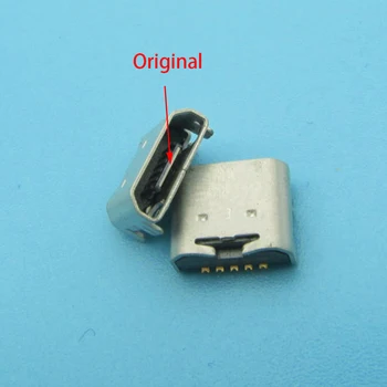 50pcs Mikro USB priključek Mini Jack vtičnico Dock Priključek za Polnjenje Vrata Za LG Intuicijo V400 V500 V507 V510 VS950 V700 V410