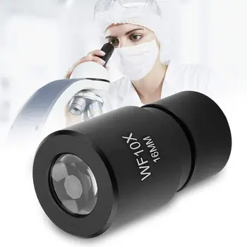 HD Mikroskopom Leče Okularja Kovinsko Lupino, Optično Steklo, širokokotni Okular Vmesnik za 23,2 mm WF10X 16mm Objektiv Mikroskopa