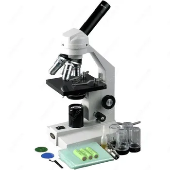 Akumulatorski LED Spojina Biološki Mikroskop--AmScope Dobave 40x-2500x Akumulatorski LED Spojina Biološki Mikroskop