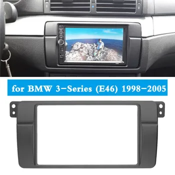 2 Din Radio Fascijo Auto nadzorna plošča Dvakrat Za BMW Serije 3 E46 1998-2006 Okvir Plošče, Stereo Trajno Zamenjavo