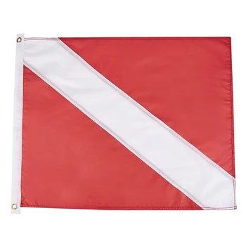 Potapljaška Zastavica Čoln Signal Zastava Snorkeling Čoln Signal Plavamo Zastavo Za Podvodno Potapljanje Spearfishing