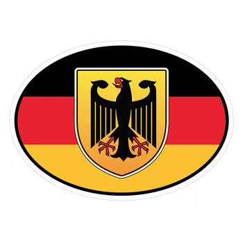 S40709# samolepilne Nalepke Nemčiji Zastavo, Grb, Avto Nalepke Nepremočljiva Auto Decors na Odbijač Zadaj Okno
