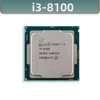 i3-8100 i3 8100 3.6 GHz Quad-Core Quad-Nit CPU Procesor 6M 85W LGA 1151
