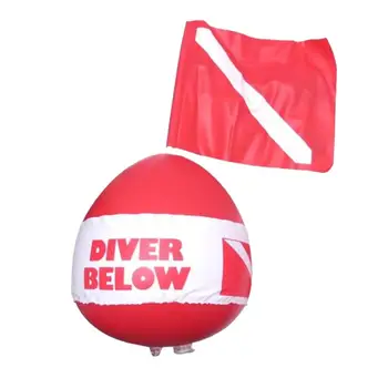 Napihljivi Float s Potapljaško Zastavico za Potapljanje Prestavi Prostem Prosto Potapljanje