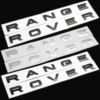 3d ABS Logotip Range Rover Črk, Nalepke za Avto Spredaj Kapuco Simbol Za Range Rover Evoque Šport L322 L405 L538 L494 L320 Dodatki
