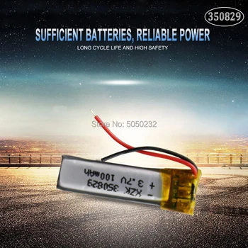 1pc 3,7 v 60mAh 350829 Litij-Polymer Li-Po baterija li ionska Baterija za Polnjenje Za GPS Fotoaparat Power Bank Tablet Igrače, Električni PAD DVD