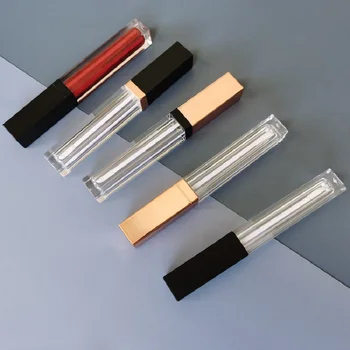 5ml Prazno Lip Gloss Cev Prozorno Plastično Povratne Steklenice Ustnice Glaze Cev DIY Šminka Steklenico Kozmetični Vzorec Posodo