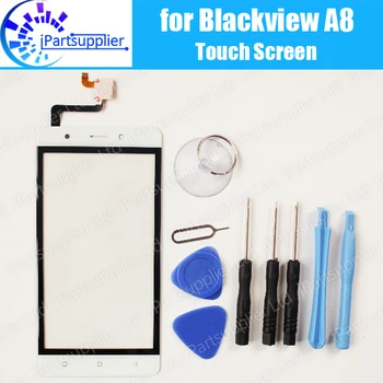 Blackview A8, Zaslon Na Dotik, Plošča 100% Jamstvo Novo Izvirno Steklena Plošča Zaslona Na Dotik Stekla Za Blackview A8 +Orodja