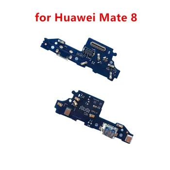 za Huawei Mate 8 Polnilnik USB Vrata Dock Priključek, PCB Board Traku Flex Kabel zaslon telefona popravila rezervnih delov