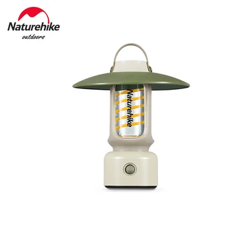 Naturehike LED Luč Prenosna Luč Kampiranje na Prostem Šotor Svetlobe S Kavljem 5 Načinov Za Pohodništvo Backpacking Doma Sili Lučka