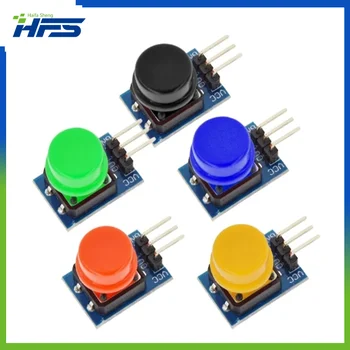 5PCS 12X12MM Velik ključ modula Velik gumb modul Light touch stikalo modul s klobuk Visoko raven proizvodnje za arduino
