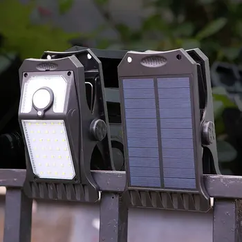 Solar Powered Svetlobo na Prostem Senzor Gibanja Sončni svetlobi Nepremočljiva Steno Sili Ulica Varnost Lučka za Okrasni Vrt