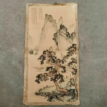 Stare Kitajske kaligrafije se Pomaknite slikarstvo Ročno Poslikane 