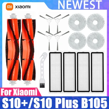 Združljiv Za Xiaomi Robot Vacuum S10+ / S10 Plus B105 Glavni Strani Krtačo Hepa Filter Mop Krpo Krpo, Rezervni Deli, Dodatna Oprema