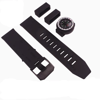 Za Polar Mido Tissot Visoke Kakovosti Nepremočljiva Trajne Gume Watchband 23 mm Moških Ločilno Pravilo Zamenjajte Izvirni Watch Trak