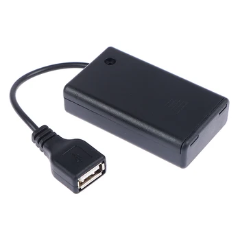 3*AAA Baterije Polje Z Vrati USB Za Gradnik Led Luči Komplet