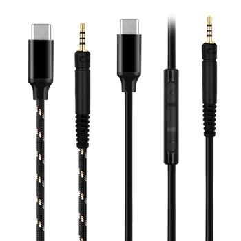 XXUD Kakovosti Zamenjava Kabla TIP C do 2,5 mm Kabel za HD518 HD558 HD569 HD579 HD598 Slušalke Žice Uživajte čist Zvok