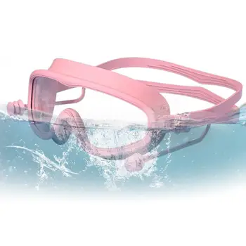 Plavalna Očala Za Odrasle Plavati Očala Širok Pogled Plavati Očala Anti-Fog Ne Pušča Odraslih Očala S Čepi Snorkeling